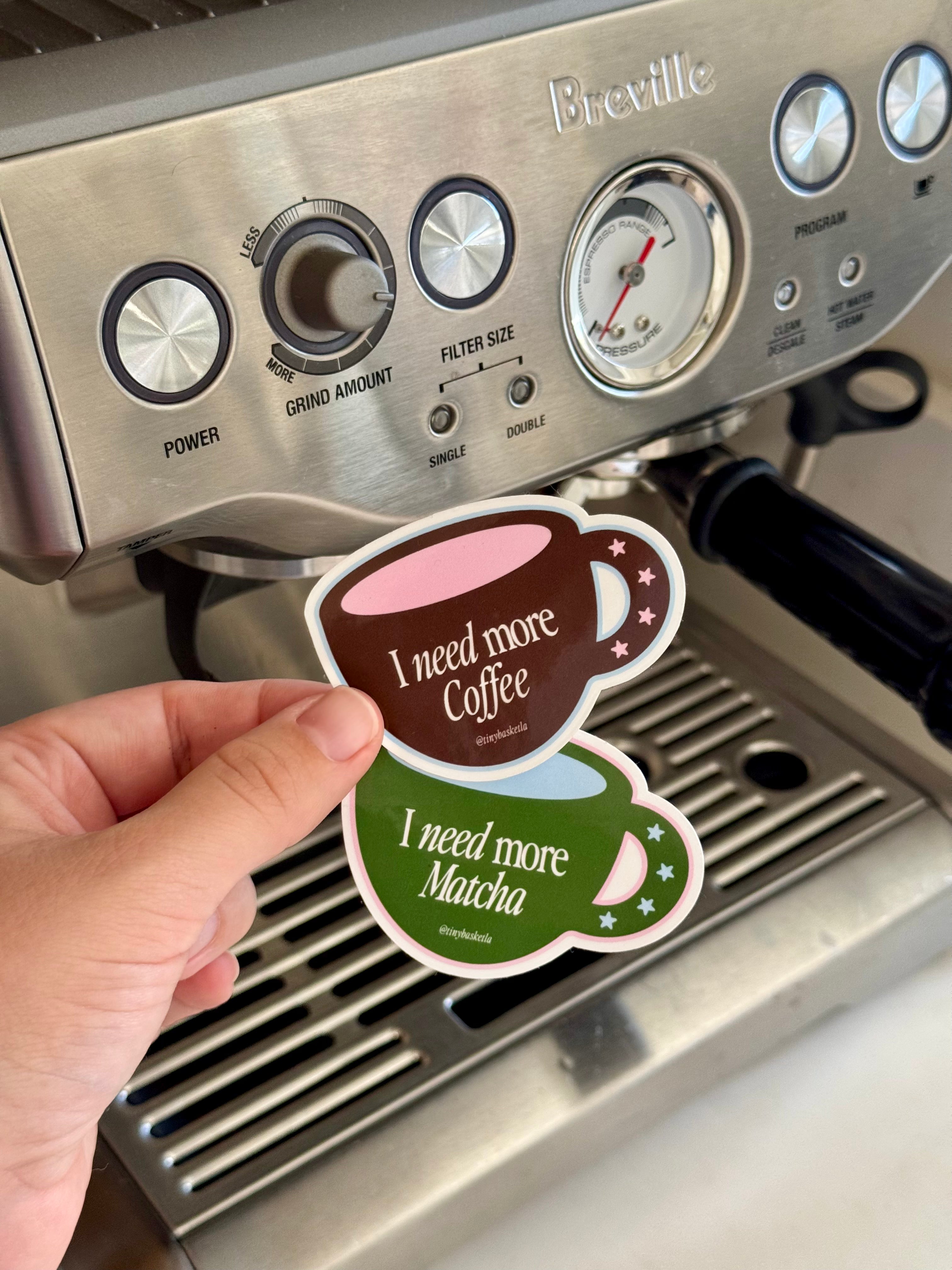 I Need More Matcha Sticker